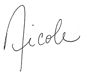 nicole signature